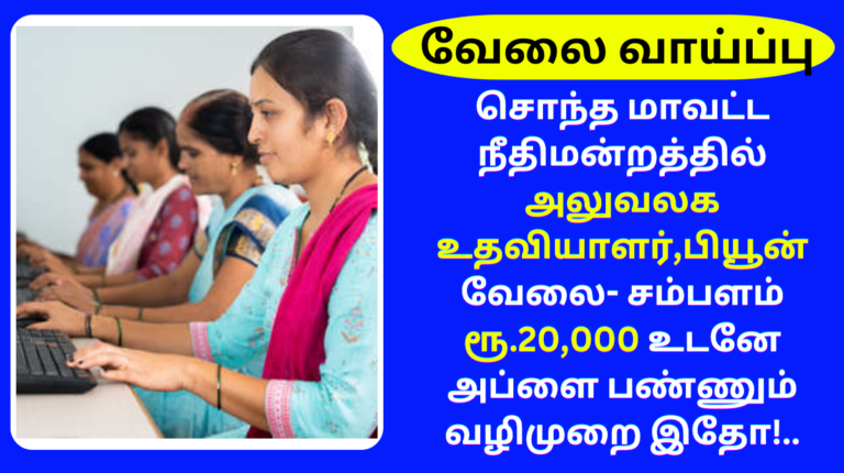 DLSA Recruitment 2024 Chengalpattu