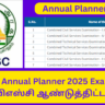 TNPSC Annual Planner 2025 Exam Date 