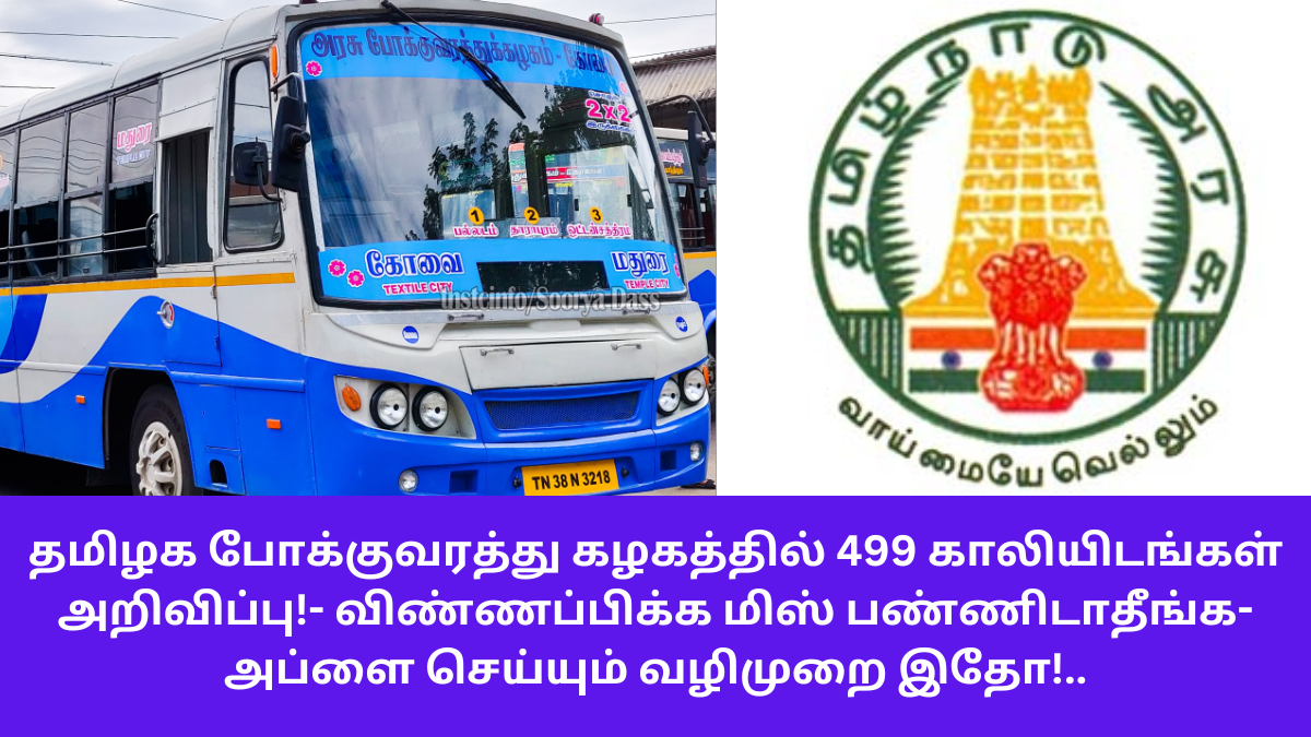 TNSTC Recruitment 2024 Apprentices